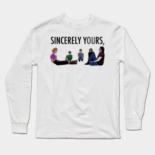 The Breakfast Club- Black Font Long Sleeve T-Shirt